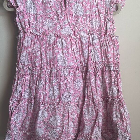 Hampton House Floral Tiered Blouse S - Picture 3 of 5